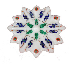 7 " Marbre Bol Demi Précieux