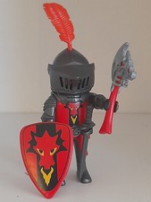 Playmobil  chevalier dragon rouge pour château Novelmore princesse  roi  Merlin