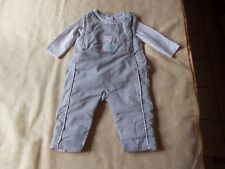 ENSEMBLE OKAIDI BEBE GARCON 1 MOIS OU BEBE REBORN 52 CM