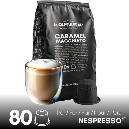 Caramel macchiato capsules - caramel,