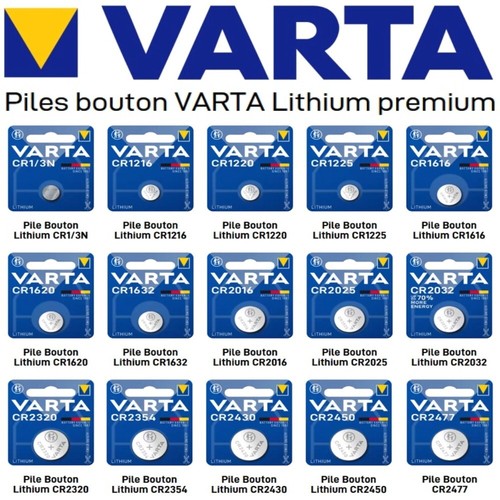 Piles boutons varta cr2032 - :,