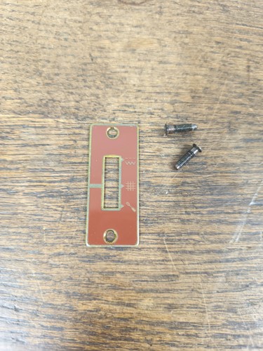 Plaque métal pour machine - plaque,