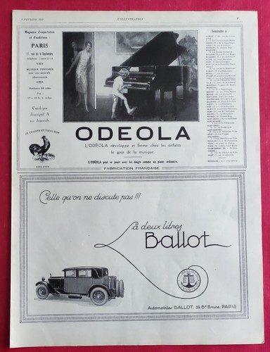 Publicité presse piano - presse:,