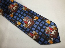 Nouveauté dessin animé rétro old school/skool bureau travailleur bureau stress chaos cravate homme 