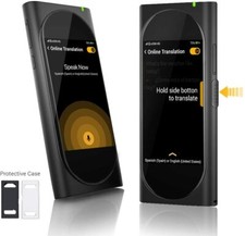 Langogo 2-in-1 Ai Translator Dispositif & Enregistreur Vocal Transcripteur, 100+