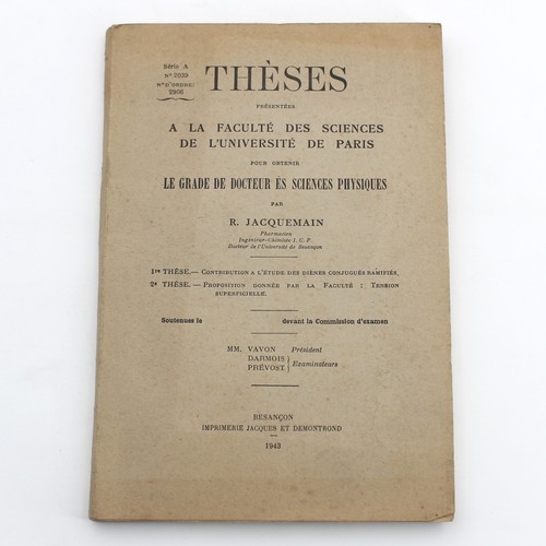 Thèses diènes conjugués - diènes,
