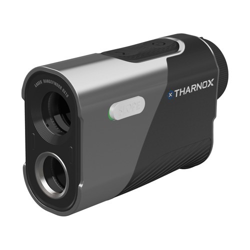 Golf range finder with slope - range, &