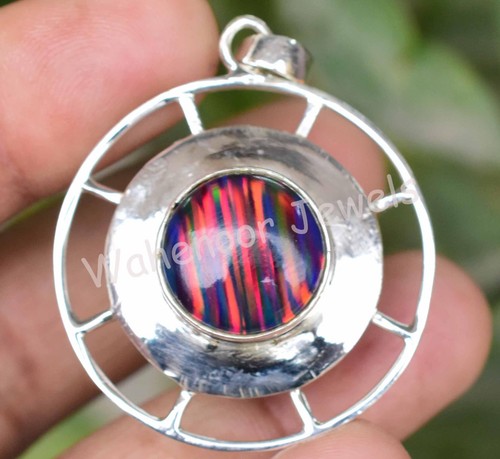 Pendentif argent sterling - en,