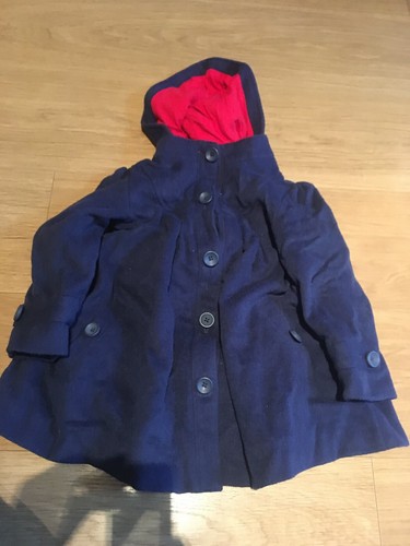 Manteau bleu marine fille
