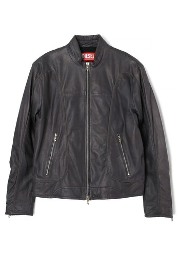 Diesel veste cuir facile à - diesel,