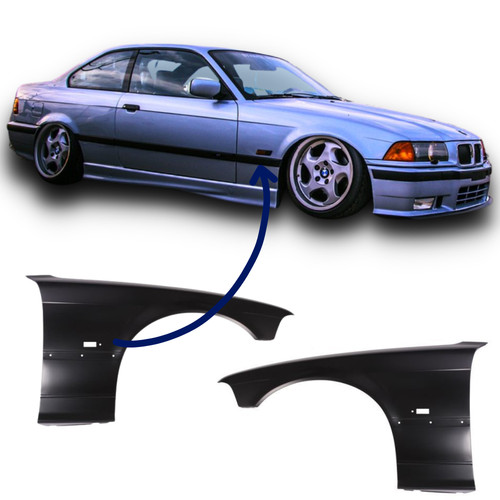 Ailes avant acier pour - avant, bmw