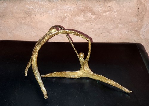 Sculpture bronze moderne