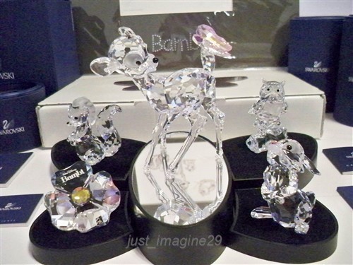 Swarovski set bambi - set,