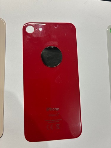Vitre arrière iphone rouge - iphone, 8