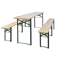 Ensemble de table et banc de