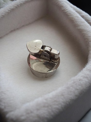Briquet table vintage rond - briquet,