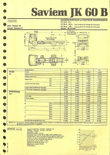 Saviem b chassis - 60,