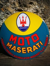 Plaque émaillée MOTO