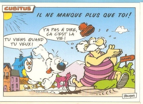 Dupa carte postale bd - dupa,