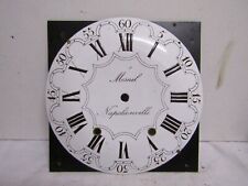 refabrication de cadran  d horloge comtoise 18 eme en  tole emmaillée