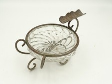 Ancien cendrier en métal et