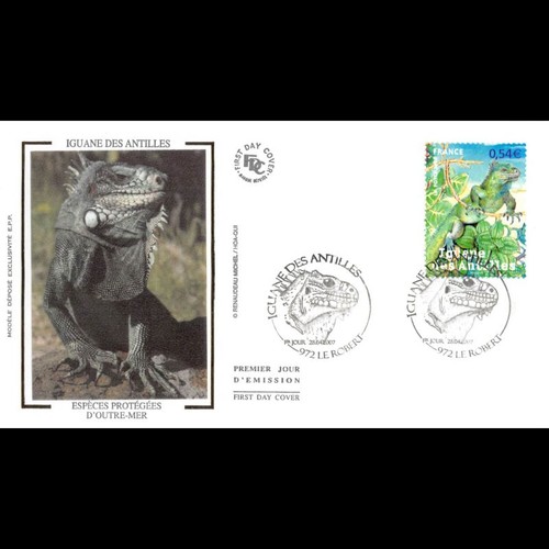 Fdc soie espèce outre mer - -,
