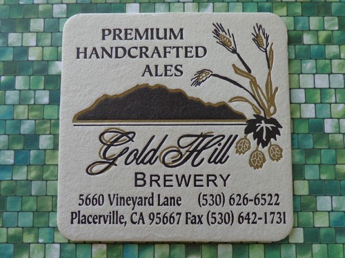 Sous verre bière gold hill - sous-verre,