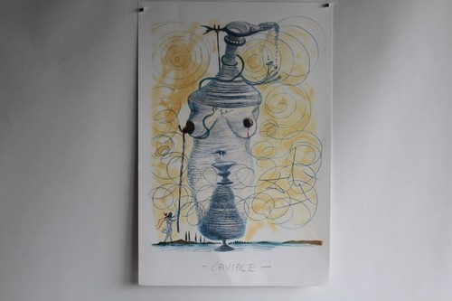 Salvador dali lithographie - salvador,