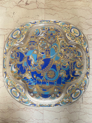Assiette noël verre - assiette, de