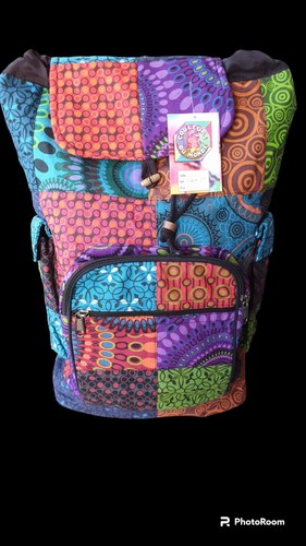 Sac dos patchwork ethnique - a,