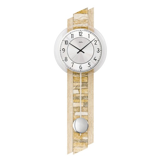 Horloge murale pendulaire ams - horloge,