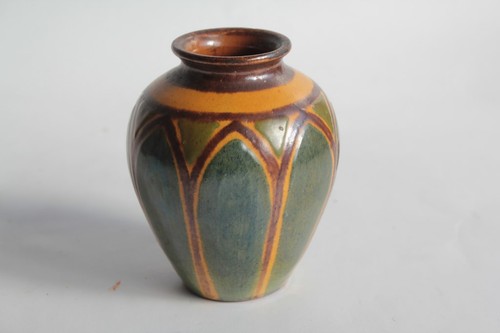 Vase terre vernissée - , rené