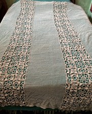 dessus de lit Art Déco, filet