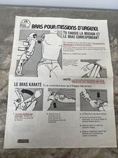 Notice Meccano six million dollar man L’homme Qui Valait 3 Milliard Bras Bionic