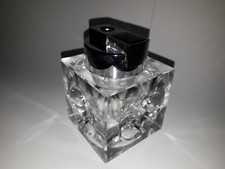 BRIQUET DE TABLE VINTAGE 70'S CUBE EN VERRE