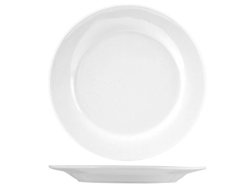 Assiettes blanche basic - assiettes,