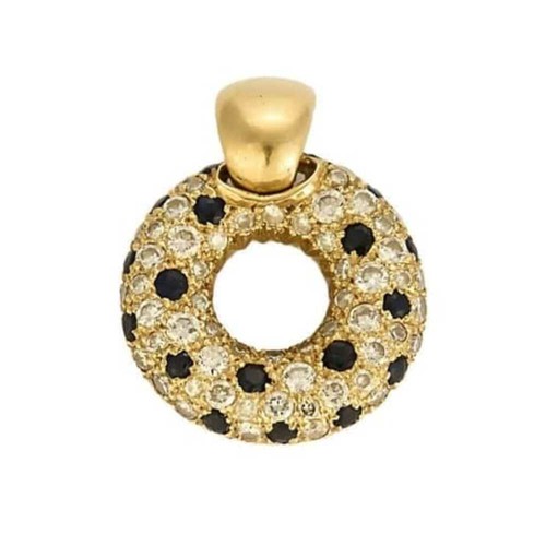 Pendentif rond ajouré or - rond,