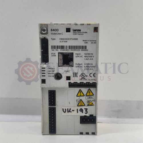 Lenze 8400 stateline - 8400, avec