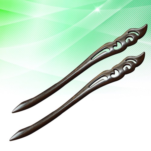 2pcs sticks hairs natural - sticks,