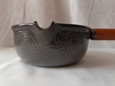 Le Creuset Enzo Mari Cast Iron Saucepan Rare Model With Flowers 17cm 