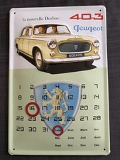 Calendrier perpétuel Peugeot