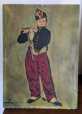 Huile sur panneau fifre - sur, le