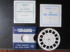 View master les 3 petits cochons walt disney 7 vues