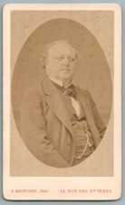 CDV 1870 Charles Lachaud éminent Avocat Bonapartiste Cas Lafarge Photo Ancienne