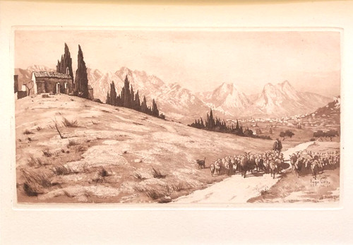 Gravure eau forte - l'eau-forte, de