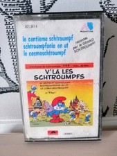 Rare K7 Audio V'là Les Schtroumpfs 3 Histoires Dessin Animé AB Productions 1984