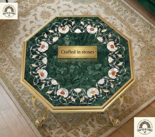 Pietra dura inlay - 15", marble