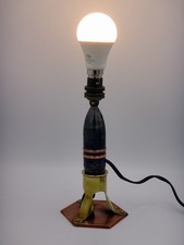 Petite lampe obus travail de Poilu Trench Art