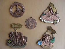 Vélo 1900 Vélocipède grand bi médailles