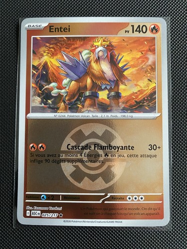 Carte pokémon entei - carte,
